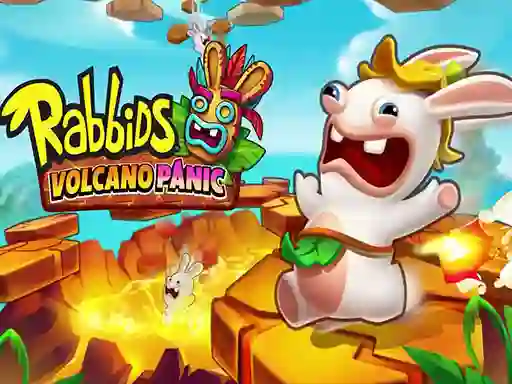 Rabbids Volcano Panic — безплатна онлайн игра