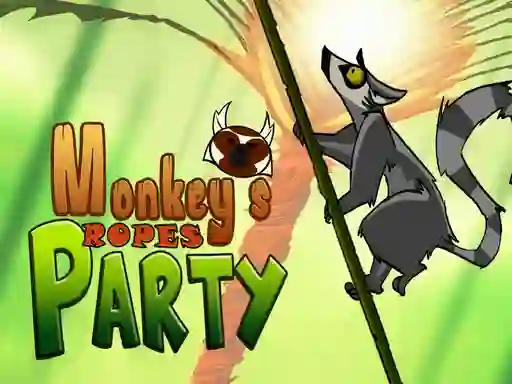 Monkey's ropes party — безплатна онлайн игра