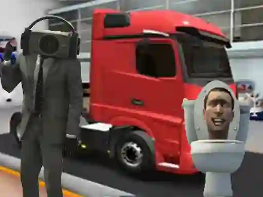 Truck Simulator Skibidi Toilet — безплатна онлайн игра
