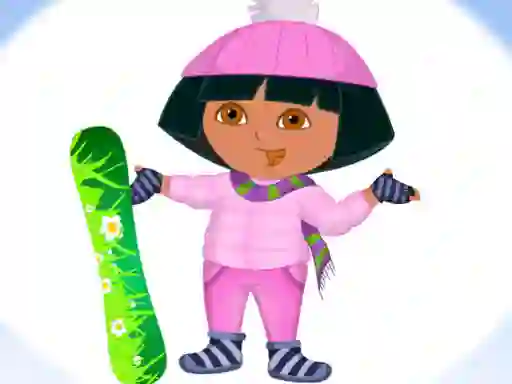 Dora Ski Winter Dressup — безплатна онлайн игра