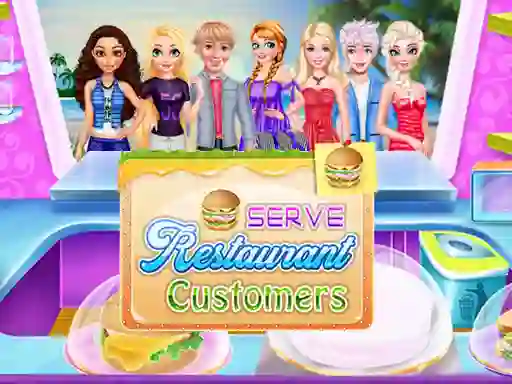 Serve Restaurant Customers — безплатна онлайн игра