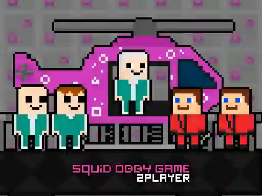 Squid Obby Game 2Player — безплатна онлайн игра