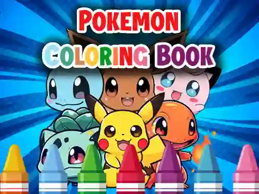 Pokemon Coloring Book — безплатна онлайн игра