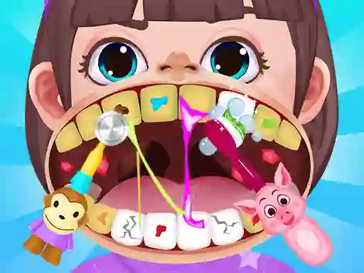 Baby Hospital Dentist Caring — безплатна онлайн игра
