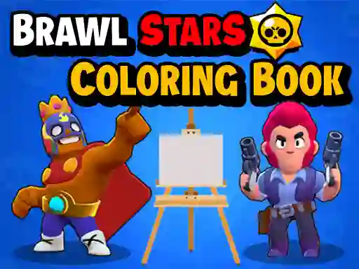 Brawl Stars Coloring Books — безплатна онлайн игра