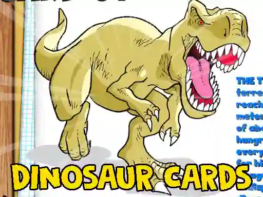 Dinosaur Cards — безплатна онлайн игра