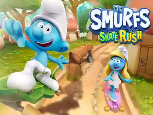 The Smufrs Skate Rush — безплатна онлайн игра