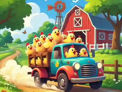 CluckNRun — безплатна онлайн игра