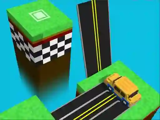 Blocky Taxy ZigZag — безплатна онлайн игра