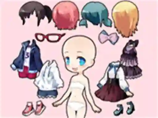 Chibi Anime Princess Doll — безплатна онлайн игра