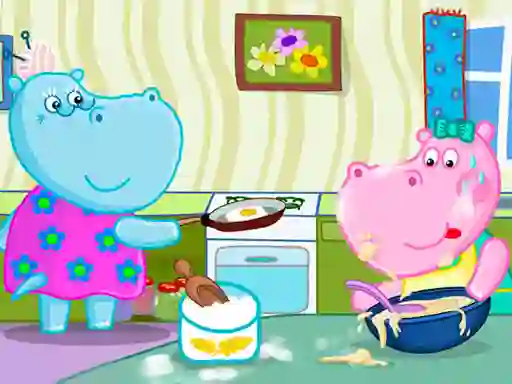 Hippo Cooking School — безплатна онлайн игра