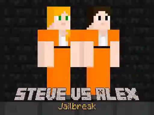Steve vs Alex Jailbreak — безплатна онлайн игра