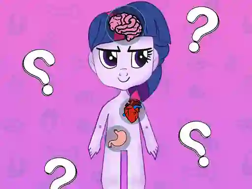 My Little Pony Learning The Body — безплатна онлайн игра