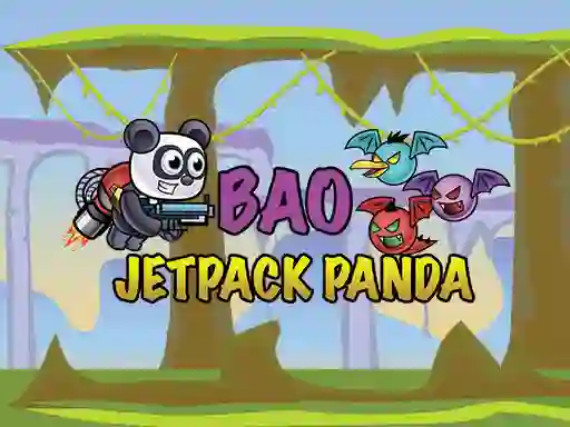 Jetpack Panda Bao — безплатна онлайн игра