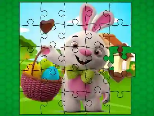 Easter Bunny Eggs Jigsaw — безплатна онлайн игра