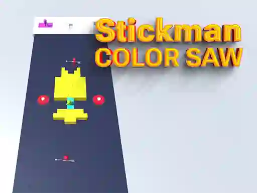 Stickman Color Saw — безплатна онлайн игра