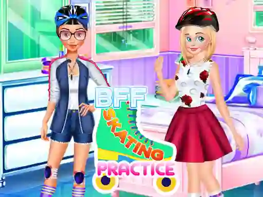 BFF Skating Practice — безплатна онлайн игра