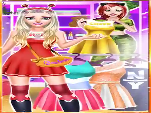 Cheerleader Magazine Girls Dress Up — безплатна онлайн игра
