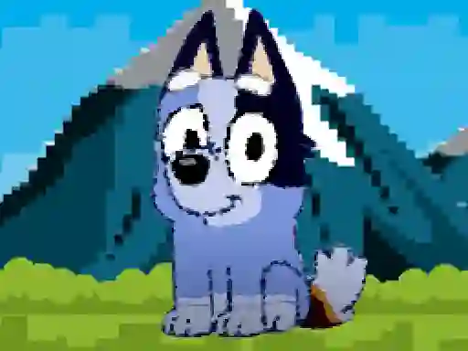 Bluey dog pixal — безплатна онлайн игра