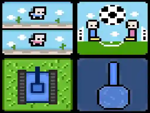 4 Games For 2 Players — безплатна онлайн игра