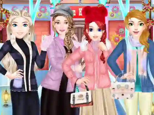 Winter Fashion Dress Up — безплатна онлайн игра