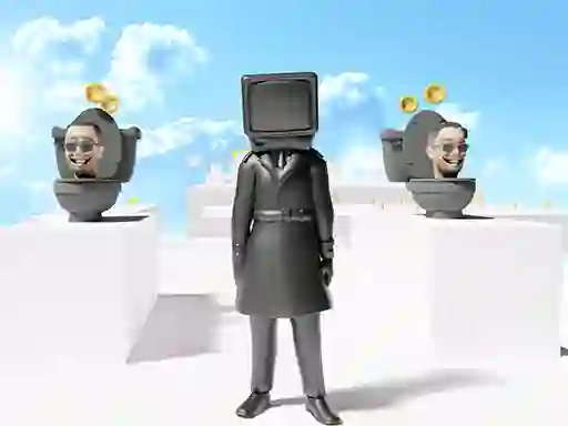 Skibidi Toilet Parkour run — безплатна онлайн игра