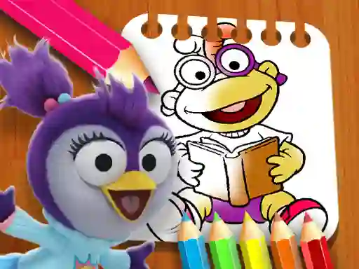 Muppet Babies Coloring Book — безплатна онлайн игра