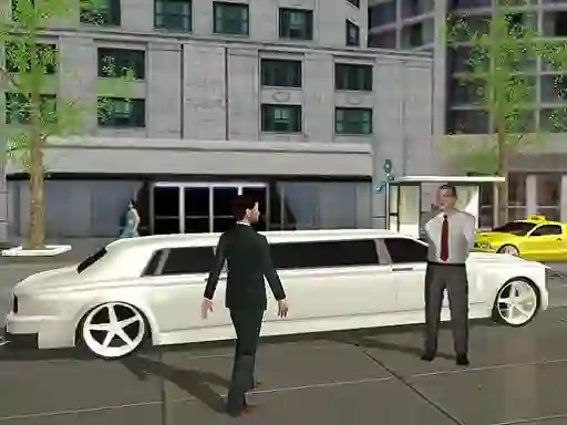 Limo Taxi Driving Simulator: Limousine Car Games — безплатна онлайн игра