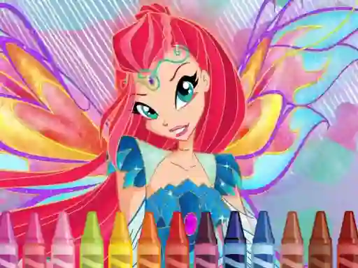 Winx Coloring — безплатна онлайн игра