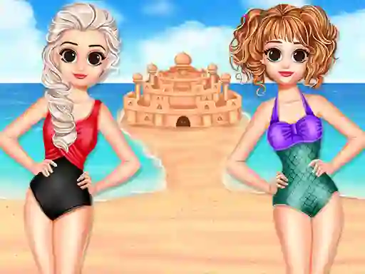 Princess Summer Sand Castle — безплатна онлайн игра