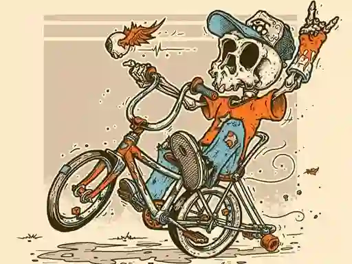 Halloween Bike Ride — безплатна онлайн игра