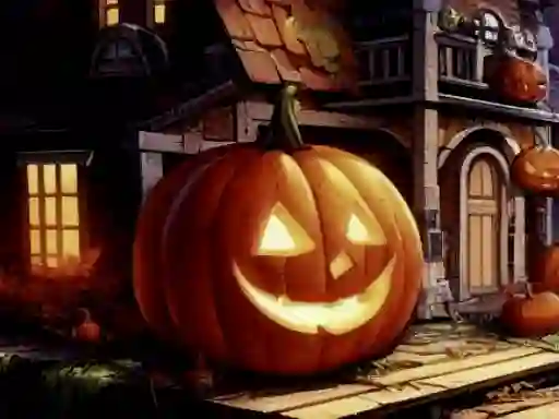 Halloweem Pumpkin Adventure — безплатна онлайн игра