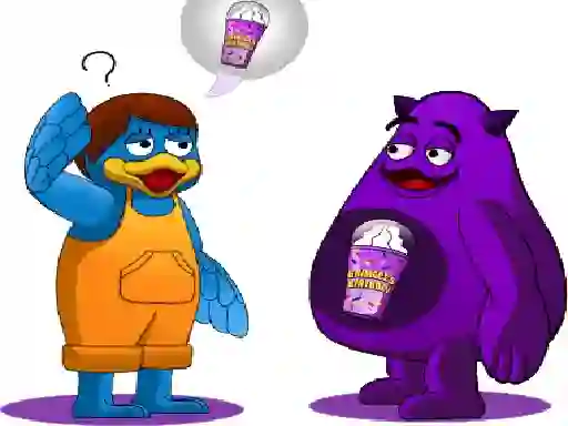 Grimace Monster Dop Story — безплатна онлайн игра