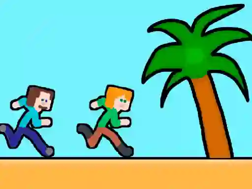 Steveman and Alexwoman 2 summer — безплатна онлайн игра