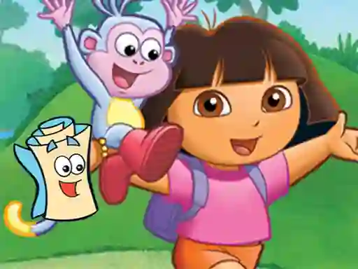 Dora Find Hidden Map — безплатна онлайн игра
