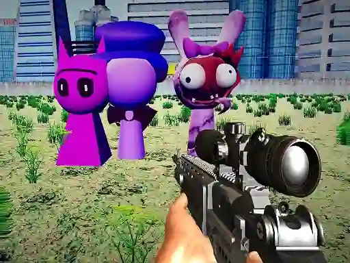 Sprunki Sniper Squid Game — безплатна онлайн игра