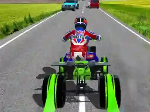 Quad ATV Traffic Racer — безплатна онлайн игра