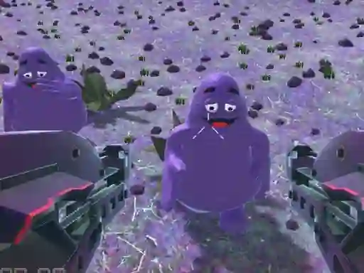Grimace Dead Island Shooting — безплатна онлайн игра