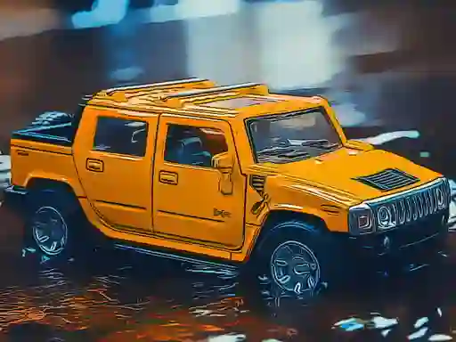 Hummer Jeep Puzzle — безплатна онлайн игра
