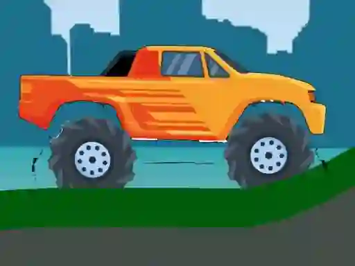 Monster Truck Hill Driving 2D — безплатна онлайн игра