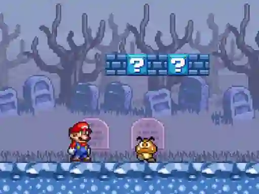 Super Mario Bros Star Scramble 2 Ghost island — безплатна онлайн игра