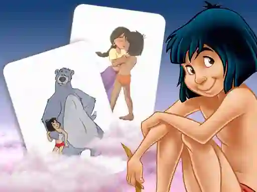 Mowgli Memory card Match — безплатна онлайн игра