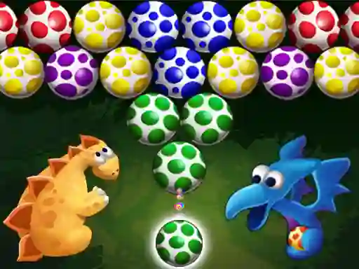 Dino Eggs Bubble Shooter — безплатна онлайн игра
