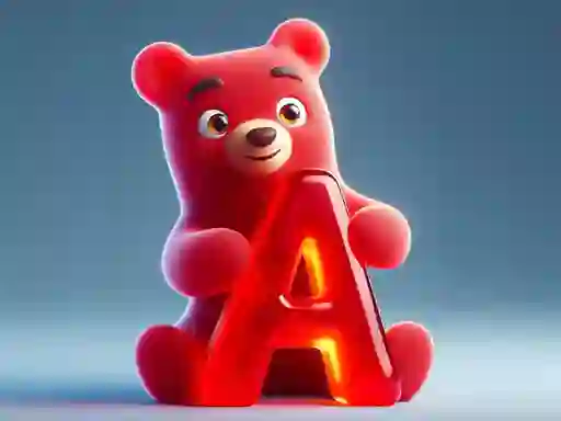 Gummy Letter Pop — безплатна онлайн игра