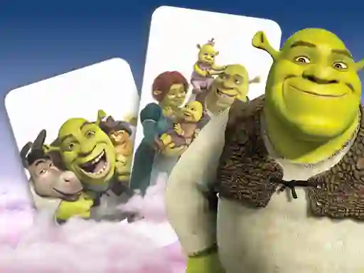 Shrek Memory Card Match — безплатна онлайн игра