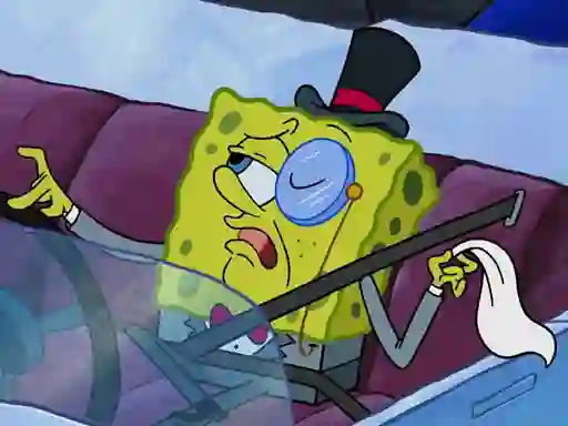 Spongebob Driving Test Hidden — безплатна онлайн игра