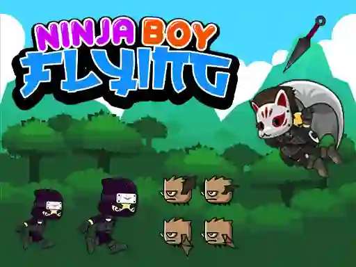 Ninja Boy Flying — безплатна онлайн игра