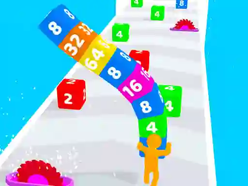 Cube Stack 2048 — безплатна онлайн игра