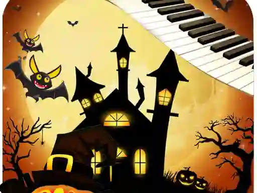 Halloween Piano Tiles — безплатна онлайн игра