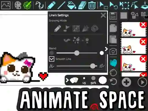 Animate Space — безплатна онлайн игра